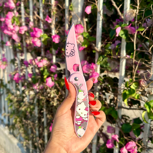 Hello Kitty Folding Knife