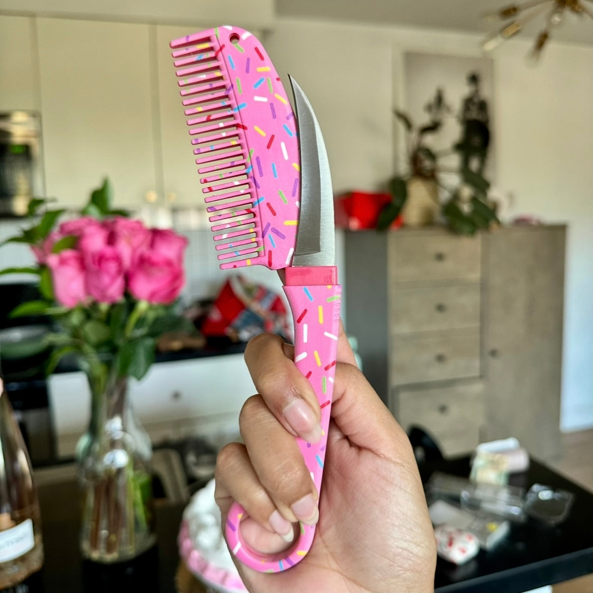 Pink Sprinkles Comb