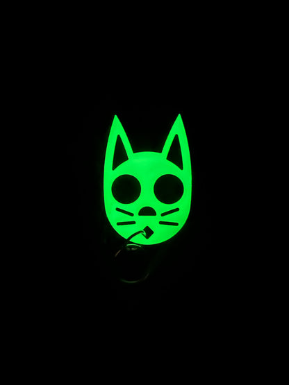 Glow in the Dark 👻 Classic Kitty Keychain