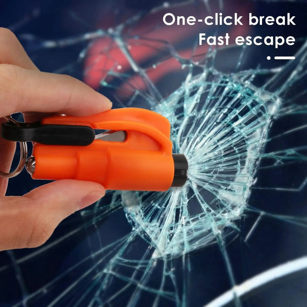 2-in-1 Glass Breaker and Seat Belt Cutter