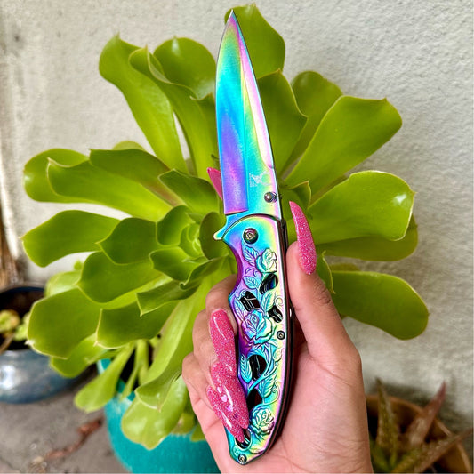 Rose Petal Pocket Knife